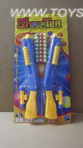 Solid color pong gun