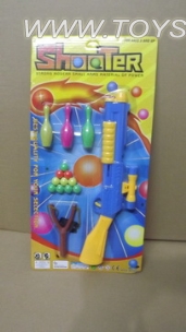 Solid color pong gun