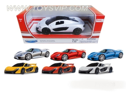 1:32 Porsche 918. McLaren P1 simulation alloy car models