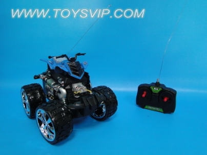 Stone beach motorcycle with light vehicles