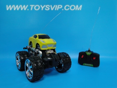 Stone with light off-road vehicles
