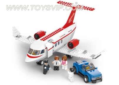 概念飞机积木275PCS
