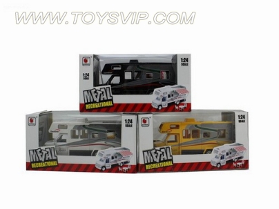 1:24 alloy sliding car