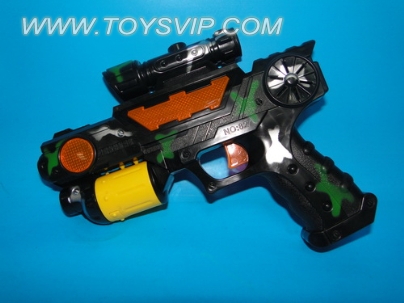 Electric projection gun (with light and music)