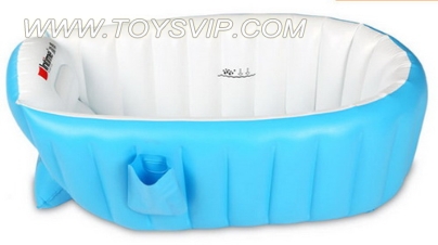 Inflatable baby bathtub (blue / pink mix)