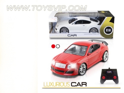 1:16 two-way remote control car with headlights (Bentley)