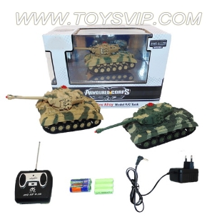 6-channel alloy remote control tanks(Including electricity)