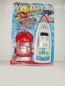 电动快艇+拉线灯光警车