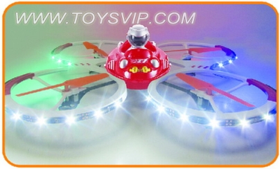 Quadrocopter aircrafe(Illuminated strip)