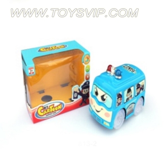 Electric universal police bus