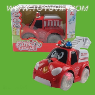 Electric universal cartoon fire truck