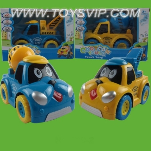 Electric universal cartoon construction truck