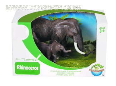 PVC wild elephants (2)