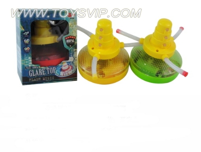 7 piles tower electric lamp 32 flash music gyro