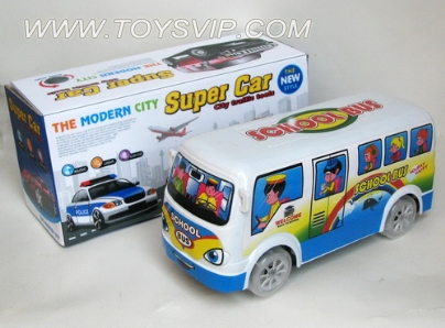 Electric universal cartoon school bus