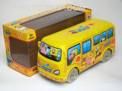 Electric universal SpongeBob bus