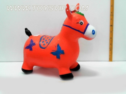 Music IC inflatable jumping horse painting