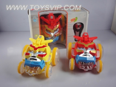 Two-way remote control car stunt Transformers