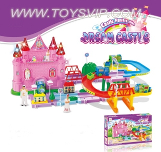 Magic Castle electric train track