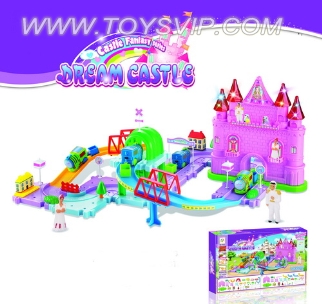 Magic Castle electric train track