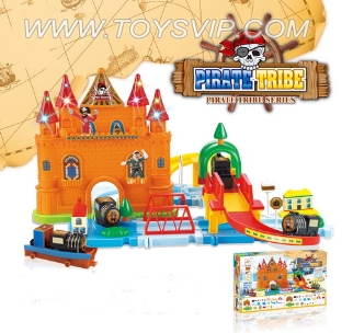 Viking tribes electric train track