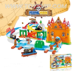 Viking tribes electric train track