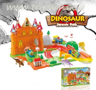 Dinosaur Park electric train track
