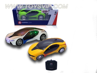 1:22 remote control car BMW I8 3D light (NOT INCLUDED)