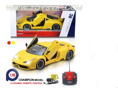 1:16 Ferrari five-door remote control cars (including electricity)