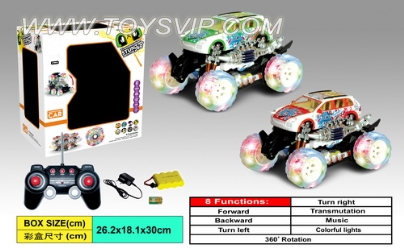 8 Function deformation stunt car (including charging)