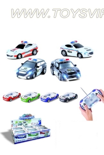Police cars mini remote control car