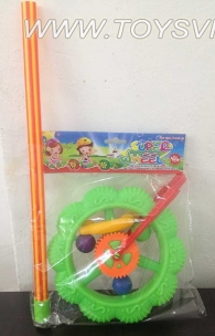 花型双色管手推轮
