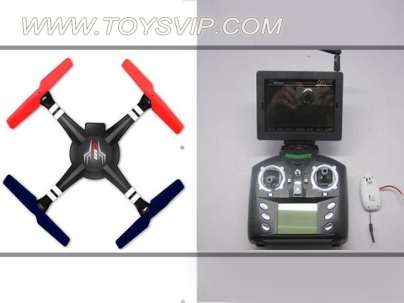 Quadrocopter aircrafe(With real-time transmission)