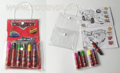 Watercolor pencil coloring book
