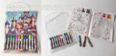 Watercolor pencil coloring book