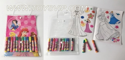 Watercolor pencil coloring book