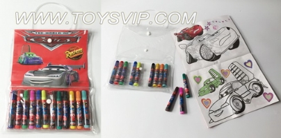 Watercolor pencil coloring book