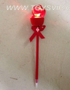 玫瑰花光笔（带灯光）