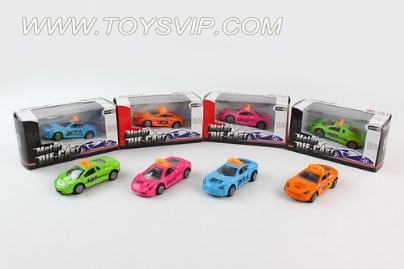 1:50 alloy sliding taxi