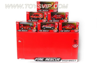 Alloy fire truck(36/PCS)