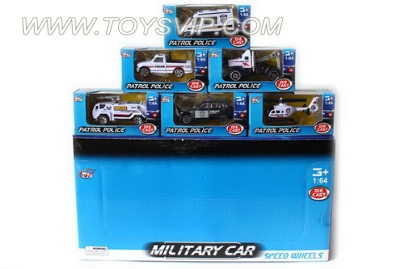 Alloy Police Car(36/PCS)