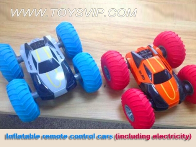 Inflatable remote control cars (including electricity)