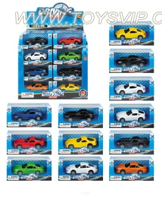 1:43 alloy car (4 asst)