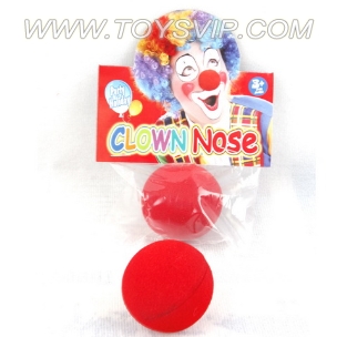 Sponge clown nose