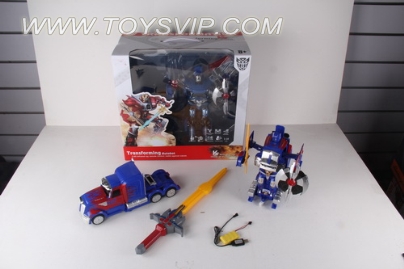 Remote control robot Optimus Prime 1:14 deformation + 2.4G battle sword-type remote control