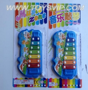 卡通7音敲琴