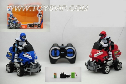 4 four-way remote control motorcycle (including electricity)