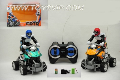 4 four-way remote control motorcycle (including electricity)