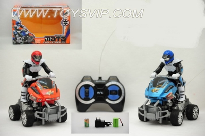 4 four-way remote control motorcycle (including electricity)