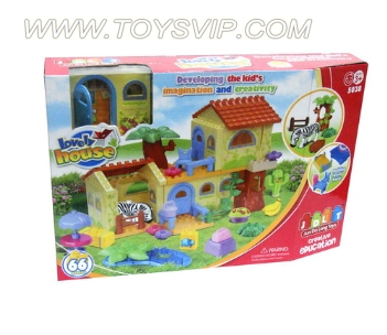 温馨房屋积木(66/PCS)